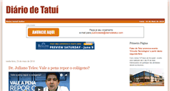 Desktop Screenshot of diariodetatui.com