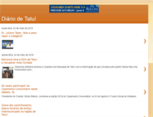 Tablet Screenshot of diariodetatui.com